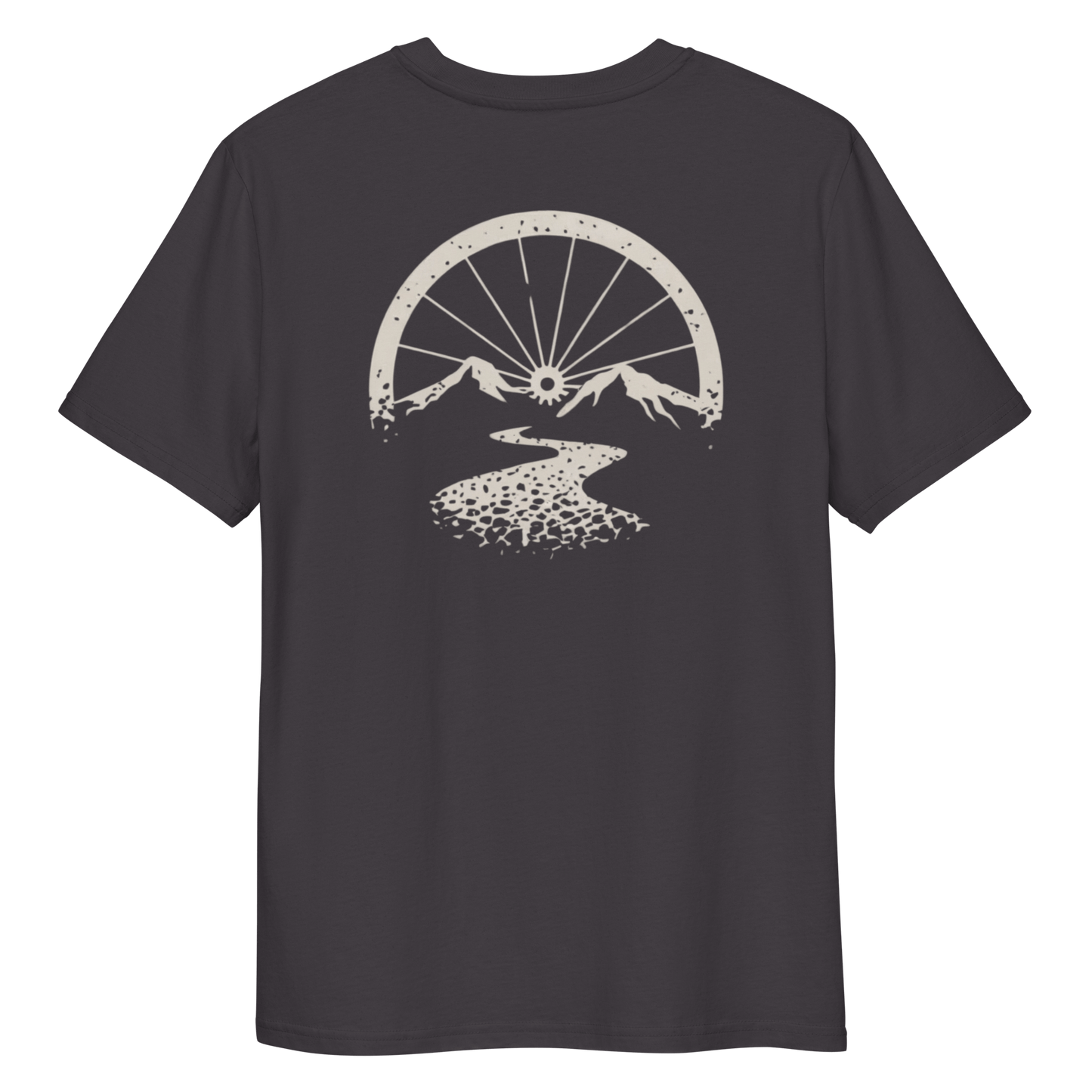 Bike wheel sunset (Back Print)