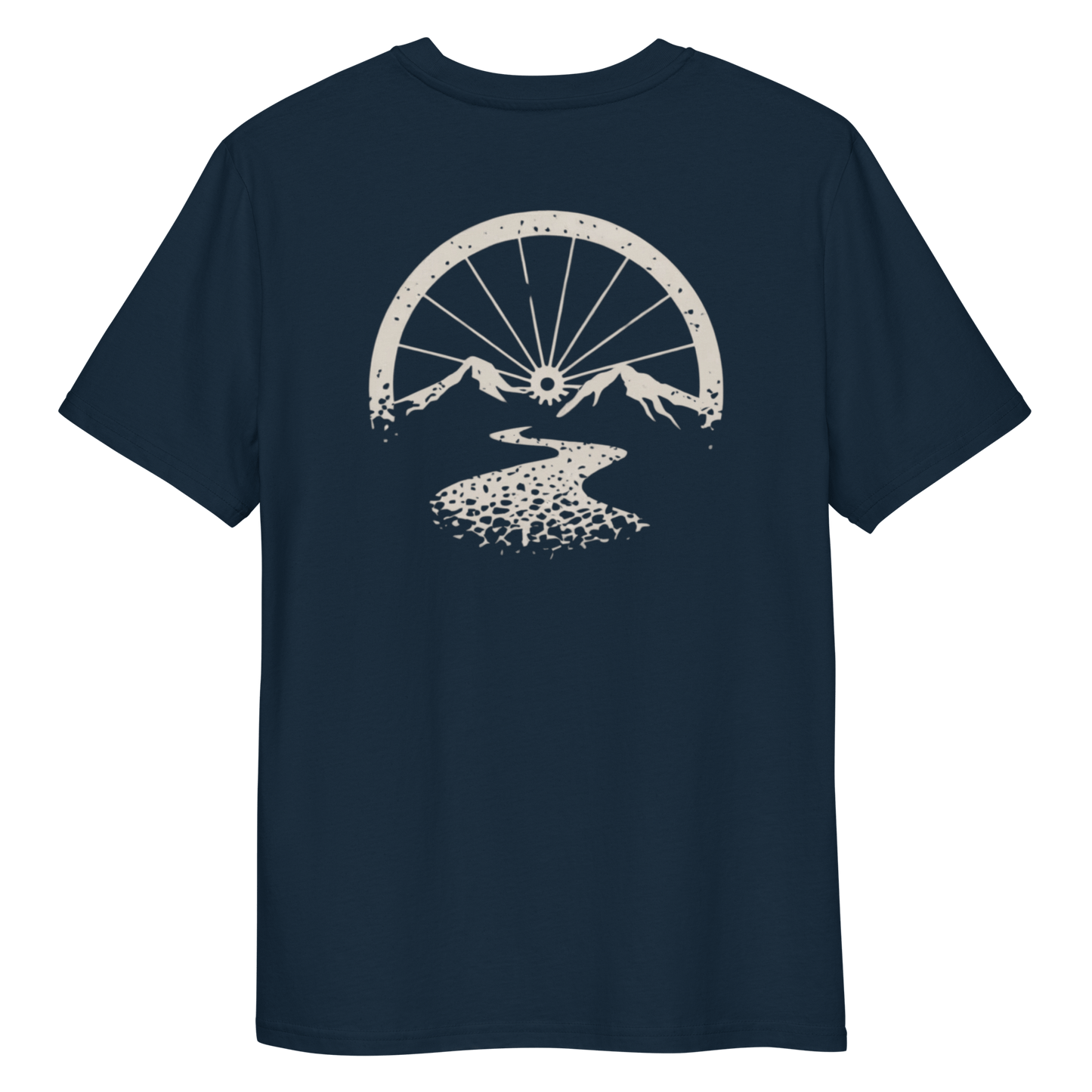 Bike wheel sunset (Back Print)