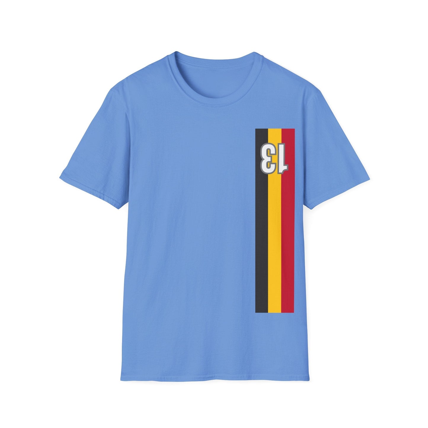 Retro Style Belgian stripes dossard 13 T-Shirt