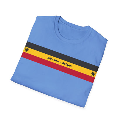 Ride like a Belgian Horizontal Stripes T-Shirt