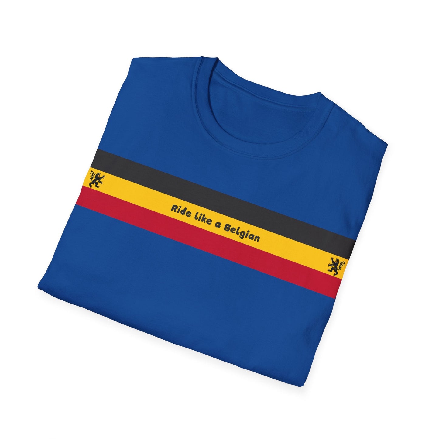 Ride like a Belgian Horizontal Stripes T-Shirt