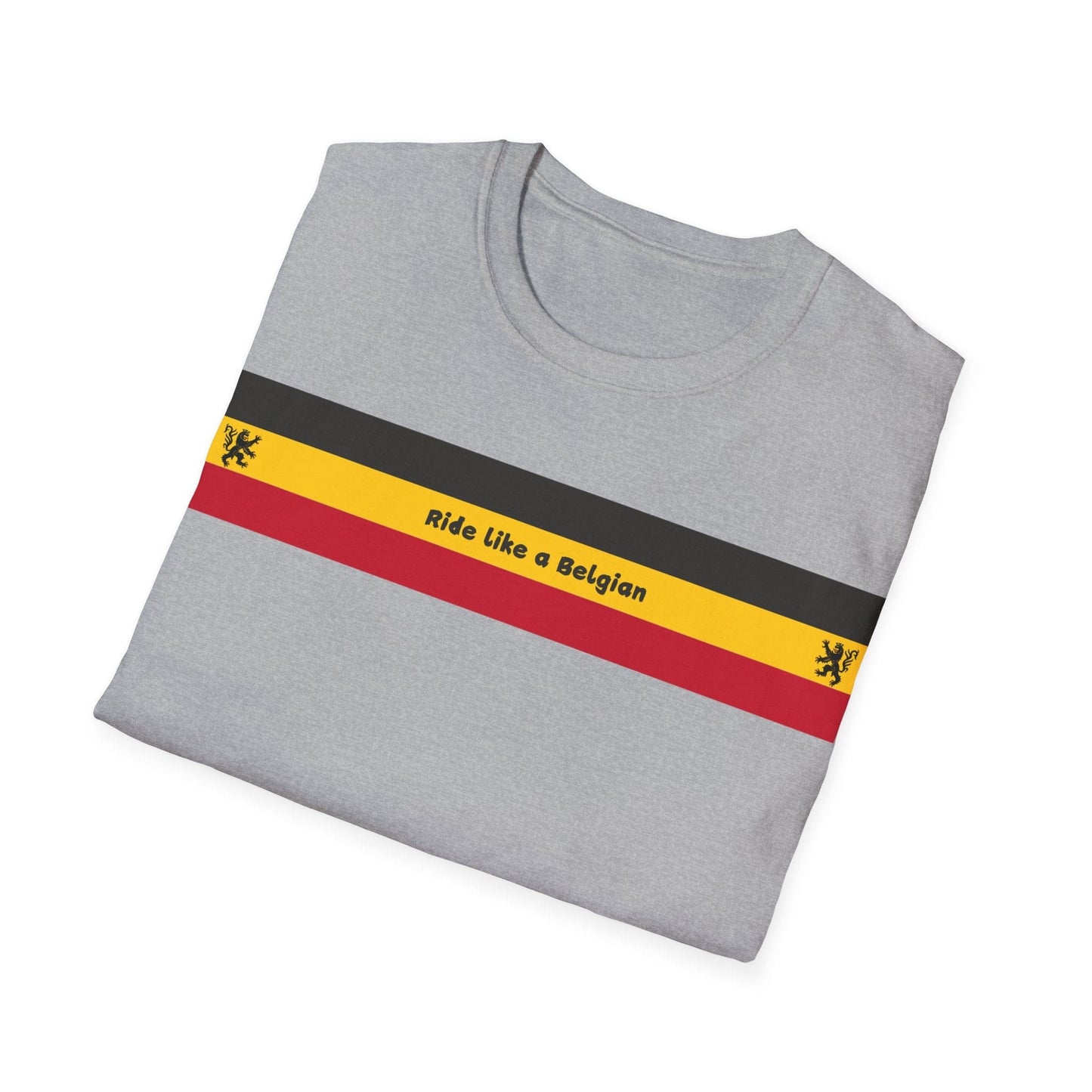 Ride like a Belgian Horizontal Stripes T-Shirt