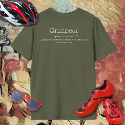 Grimpeur Definition (Back Print) T-Shirt