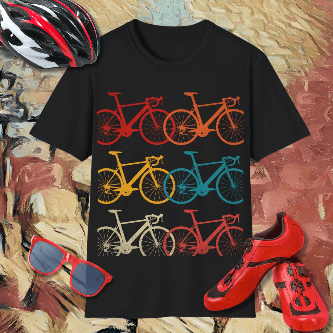 Multi coloured bikes T-Shirt