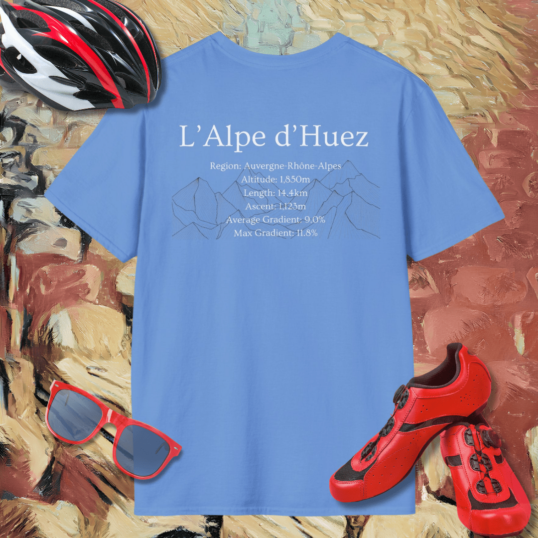 L'Alpe dHuez (Back Print) T-Shirt