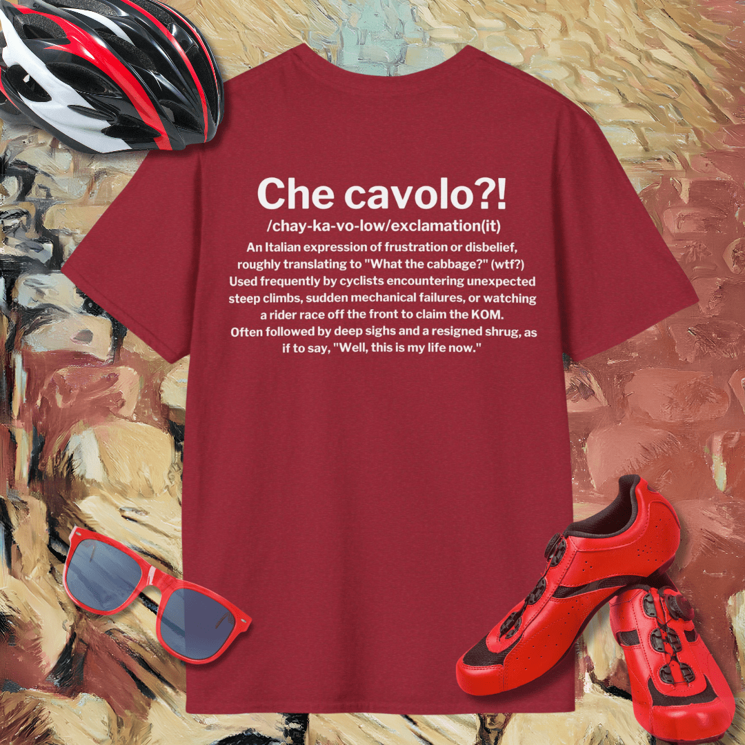 Che Cavolo definition (Back Print) T-Shirt