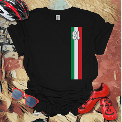 Italian stripes retro style dossard 13 T-Shirt