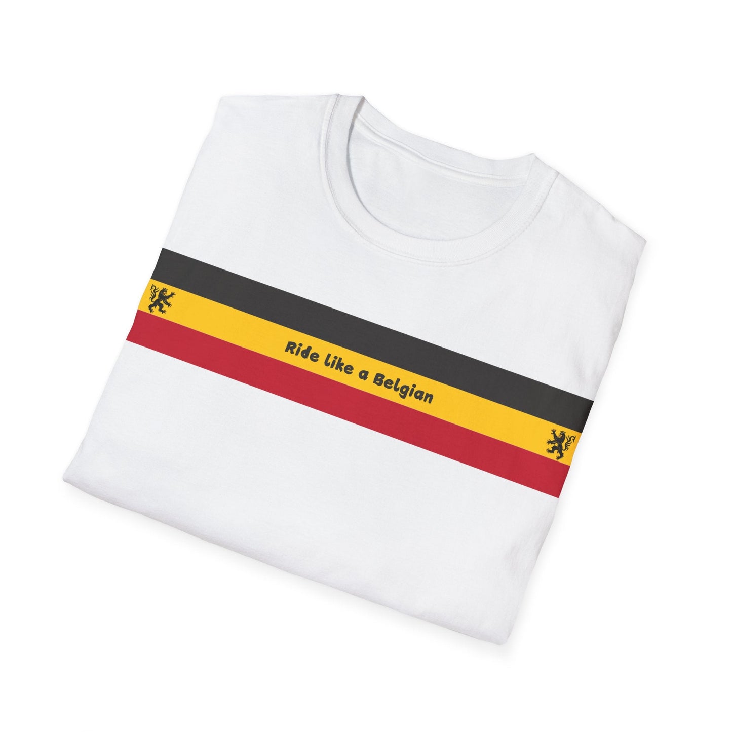 Ride like a Belgian Horizontal Stripes T-Shirt