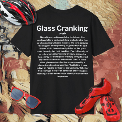 Glass Cranking Definition (Back Print) T-Shirt