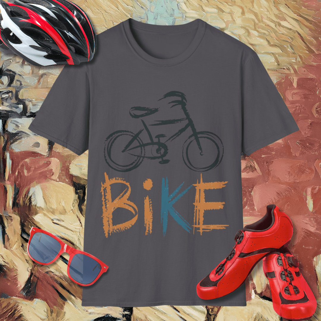 Crayon Bicycle  T-Shirt