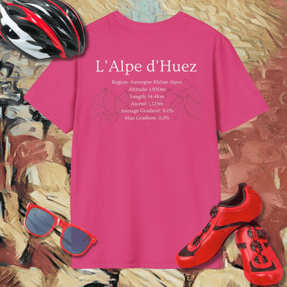 L'Alpe dHuez (Back Print) T-Shirt