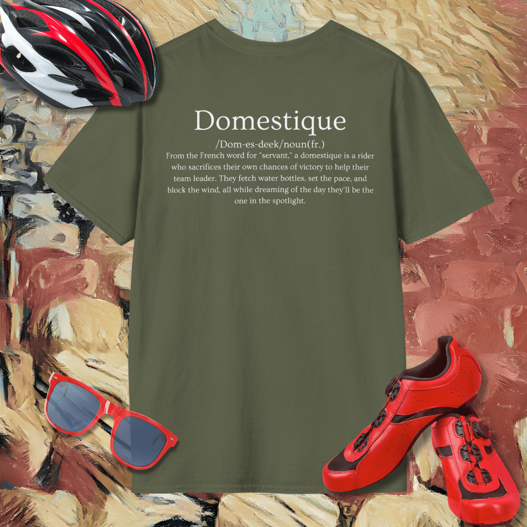 Domestique Definition (Back Print) T-Shirt