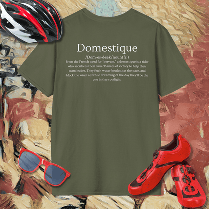 Domestique Definition (Back Print) T-Shirt