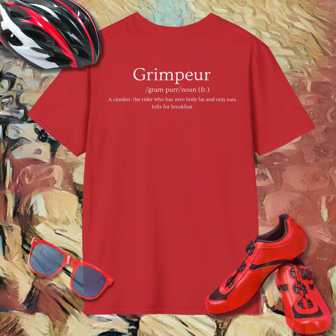 Grimpeur Definition (Back Print) T-Shirt