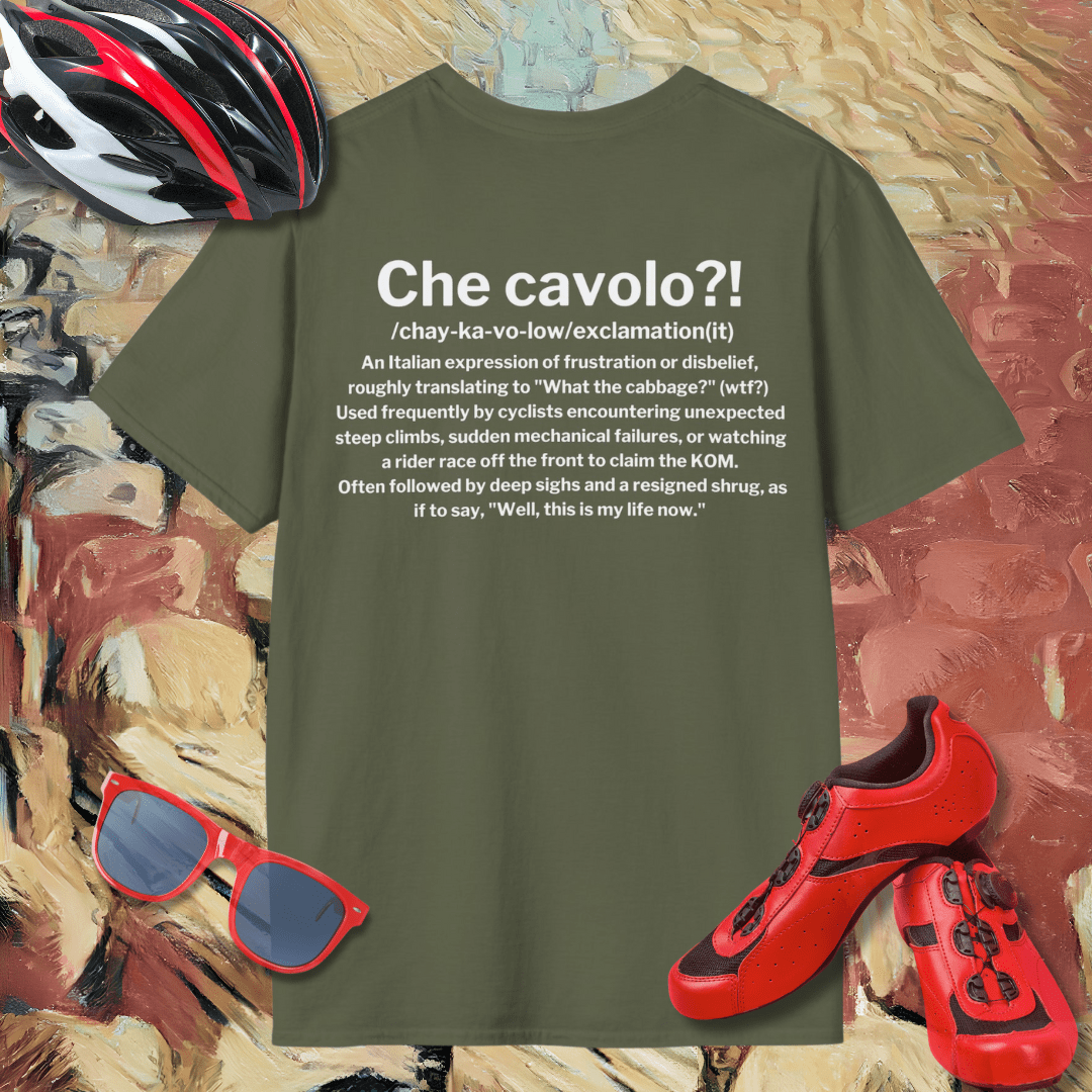 Che Cavolo definition (Back Print) T-Shirt