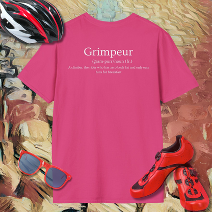 Grimpeur Definition (Back Print) T-Shirt