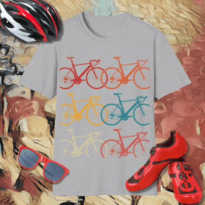 Multi coloured bikes T-Shirt