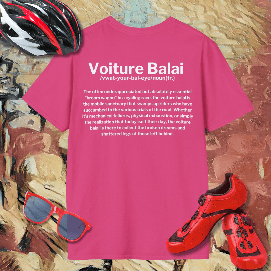 Voiture Balai (Back Print) T-Shirt