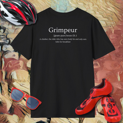 Grimpeur Definition (Back Print) T-Shirt