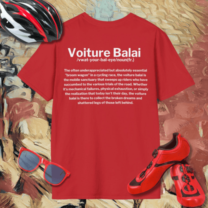 Voiture Balai (Back Print) T-Shirt