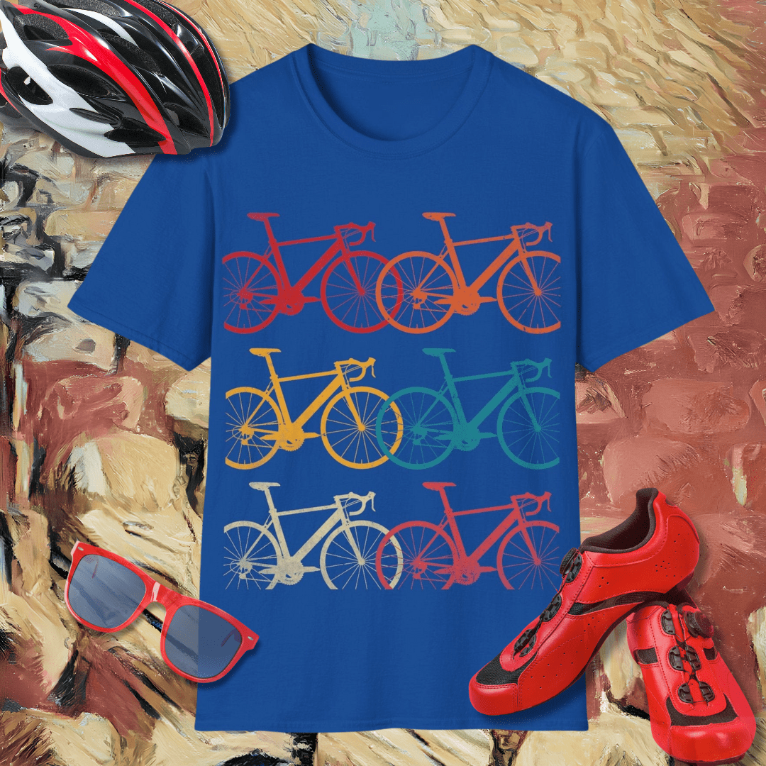 Multi coloured bikes T-Shirt