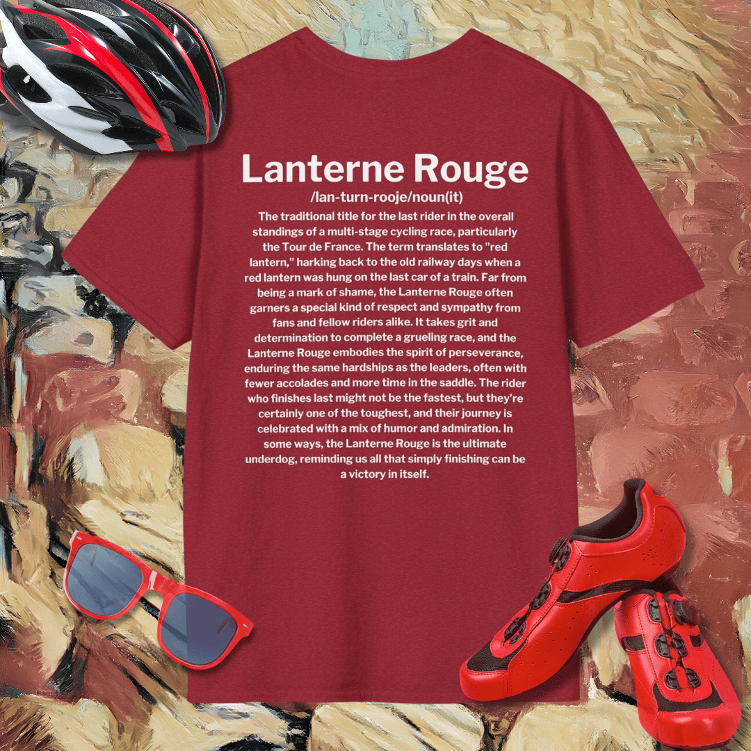 Lanterne Rouge (Back Print) T-Shirt