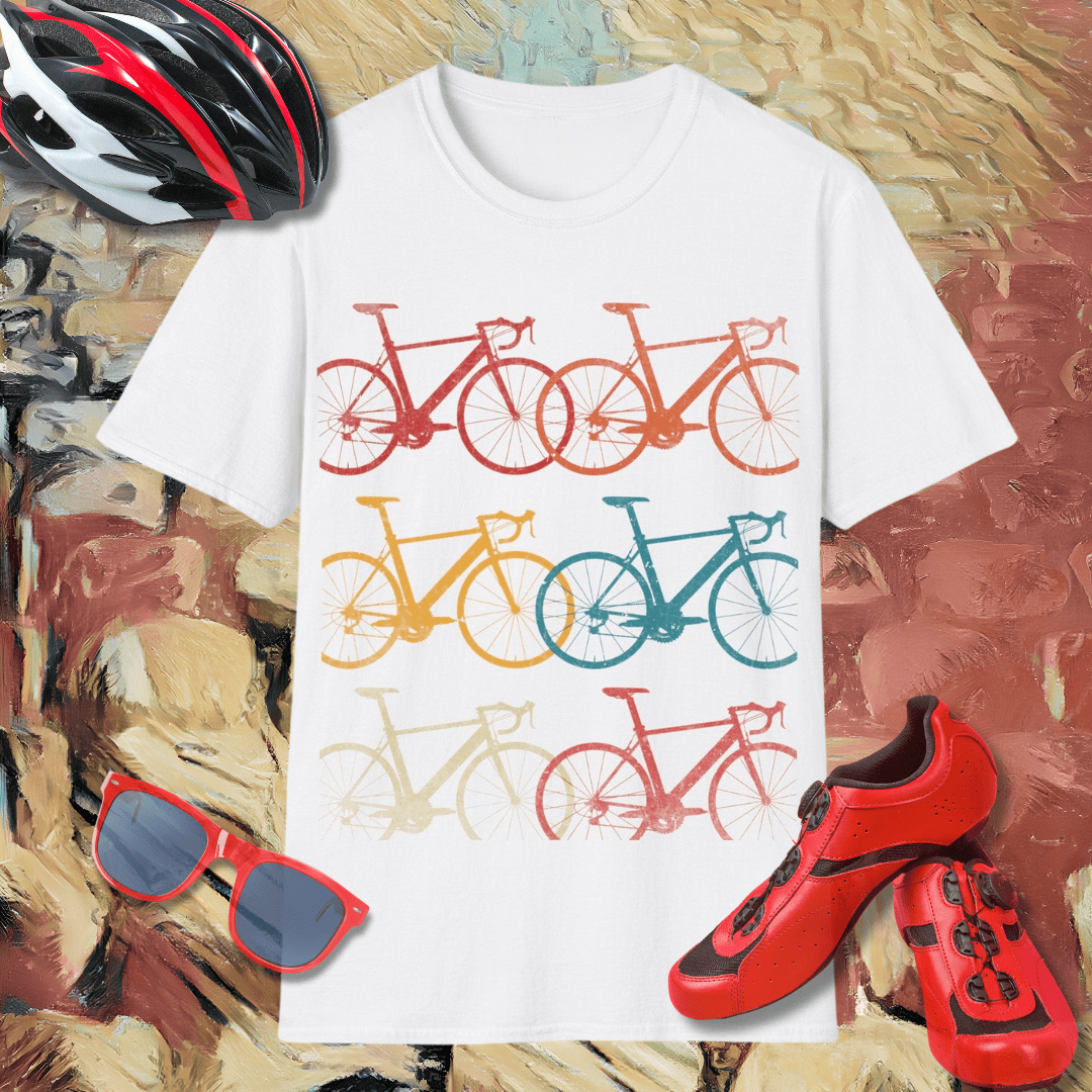 Multi coloured bikes T-Shirt