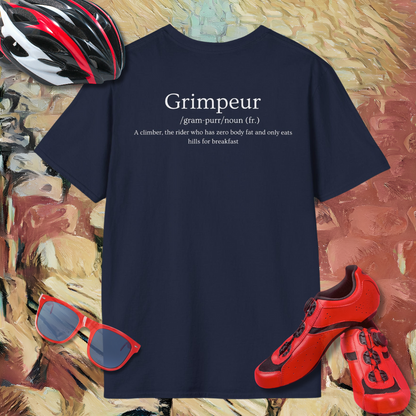 Grimpeur Definition (Back Print) T-Shirt