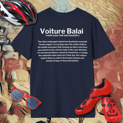 Voiture Balai (Back Print) T-Shirt