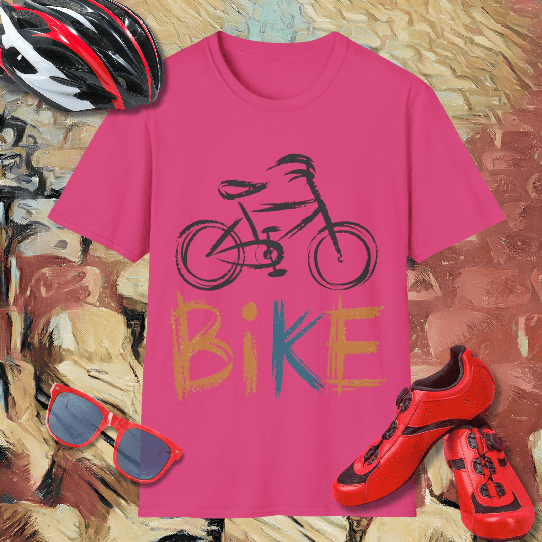 Crayon Bicycle  T-Shirt