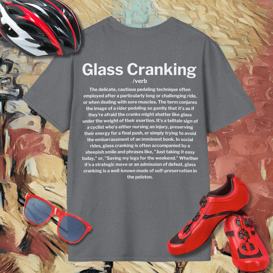 Glass Cranking Definition (Back Print) T-Shirt