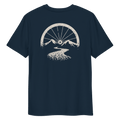 Bike wheel sunset (Back Print) T-Shirt