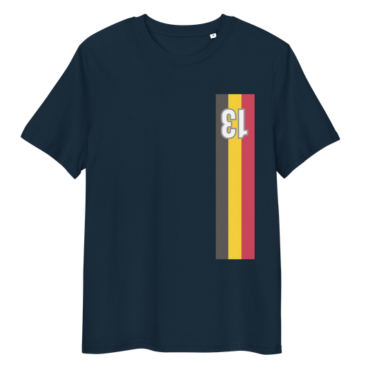 Belgian Stripes Dossard 13 organic cotton t-shirt